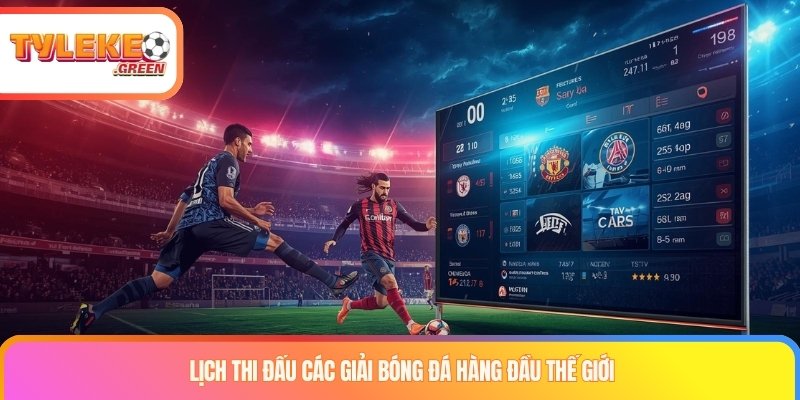 Lịch thi đấu các giải bóng đá hàng đầu thế giới
